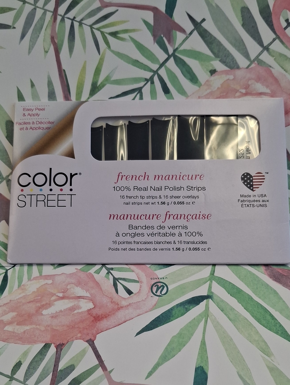 Color Street French Manicure Strips in Black - Gotham Night
